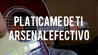 Platícame De Ti  Arsenal Efectivo Requinto cover Takamine JJ325SRC12 Sonido [upl. by Nairrad47]