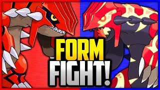 Groudon vs Primal Groudon  Pokémon Form Fight Legendary [upl. by Alram]