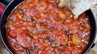 Homemade Spicy Salsa سبيسى صلصة [upl. by Iva]