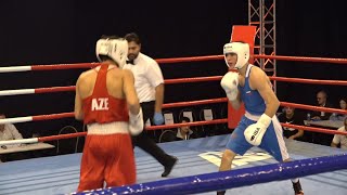 SF YM60kg GASIMZADE MAHAMMADALI AZE vs KOZLOV PLATON RUS  IBA YWCHs Budva 2024 [upl. by Cathi]