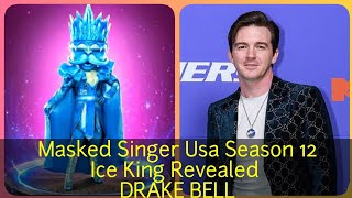 Masked Singer Usa Season 12  Ice King Revealed  Drake Bell [upl. by Estevan223]