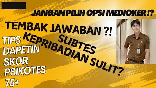 CARA GAMPANG DAPET NILAI 75 DI TES PSIKOTES CPNS KEMENKUMHAM [upl. by Yelyab148]