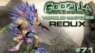 Godzilla Unleashed Wii  Versus Matches REDUX 71 [upl. by Gilleod]