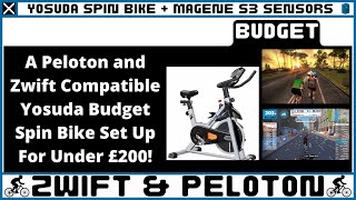 🚴‍♂️ A Peloton and Zwift Compatible Yosuda Budget Spin Bike Set Up For Under £200 🚴‍♂️ [upl. by Nybbor35]