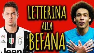 LETTERINA ALLA BEFANA  Con i nomi dei calciatori  2  Daniele Brogna [upl. by Ainniz643]