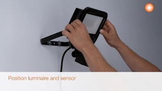 LEDVANCE Floodlight Sensor Installation [upl. by Yltneb549]