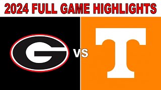 Georgia vs Tennessee 2024  Full Game Highlights Every Play  College Football Week 12  1 Hr Dawgs [upl. by Attenra]