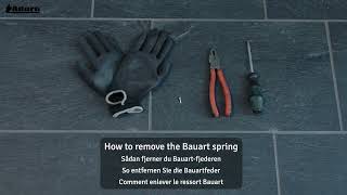 How to remove the Bauart safety spring [upl. by Fidellia154]