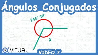 ⭐ Determinar el Ángulo Conjugado del Ángulo 245° 39  Video 7 [upl. by Norrabal714]