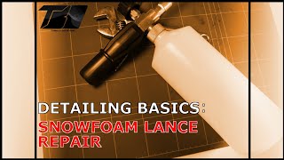 How To Snow foam lance repair Steps to disassemble and rebuild [upl. by Samella]