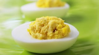 Simple Deviled Eggs [upl. by Einafpets]