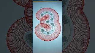 quotGeometric Art from Number 3  Unique Spirographquot spirographshr satisfying spirograph asmr [upl. by Hill]