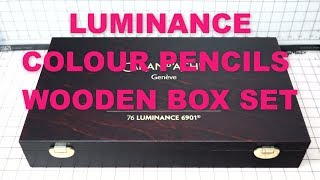 Luminance Coloured Pencils Wooden Box Set [upl. by Eire]