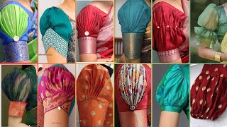 Latest Puff Sleeve Designs 2024  Blouse Sleeve Designs Ideas Baju Ki Design  Astin KiDesign [upl. by Latrina77]