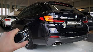 2021 BMW 5 Series LCI Touring 530d 286hp  Sound amp Visual Review [upl. by Cammi]