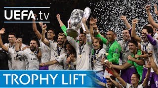 Watch the moment Sergio Ramos lifted the UEFA Champions League trophy [upl. by Melia]