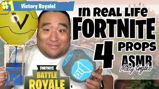 ASMR IN REAL LIFE  FORTNITE PROPS 4  MattyTingles [upl. by Eselehs]