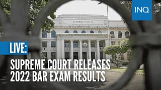 Supreme Court releases 2022 Bar exam results [upl. by Dav69]