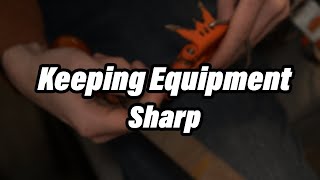 Keeping Ice Climbing Equipment Sharp [upl. by Eustis]