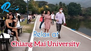 Relaxing at Chiang Mai University Thailand [upl. by Ettesus]