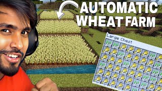 BEST Wheat Farm in Minecraft Bedrock 121  50 levels with techno gamerz TechnoGamerzOfficial [upl. by Yemar546]