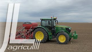 John Deere 6155R Ultimate Edition RTK  Kverneland TS Drill  Siembra Trigo 2020 [upl. by Garris]