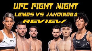 The Fight Corner Episode 13 UFC Fight Night Lemos vs Jandiroba [upl. by Xonnel]