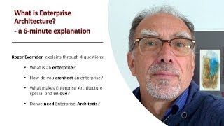 What is Enterprise Architecture A 6 minute explanation [upl. by Beitch]