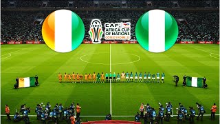 COTE DIVOIRE vs NIGERIA  TOTALENERGIES CAF AFRICA CUP OF NATIONS 2023 [upl. by Akerue]