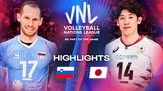 🇸🇮 SLO vs 🇯🇵 JPN  Semi Finals  Highlights  Mens VNL 2024 [upl. by Corso]