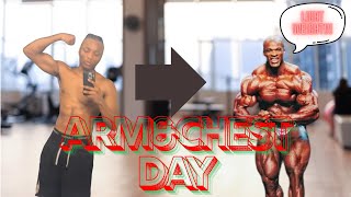 Dolos Arm and Chest Day VLOG [upl. by Rinna]