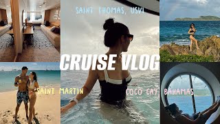 🛳️ CRUISE VLOG 7Day Royal Caribbean Cruise  Wonder Of The Seas  St Thomas St Martin Bahamas [upl. by Raeann65]