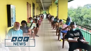 Quezon City residents line up for COVID19 aid  ANC [upl. by Jt]