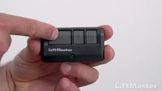 How to Program LiftMasters 891LM and 893LM Remote Controls to a Garage Door Opener [upl. by Nielson]