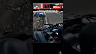 Rider live accident 😭 automobile duke rider ktmduke ride yamahar1 bike suraj07rider [upl. by Saixela]