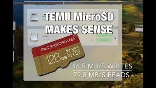 Temu MicroSD card is Good Value and Makes Sense [upl. by Esydnac]