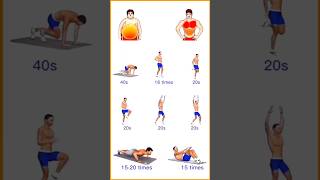 Belly Fats morning exercise shorts shorts fittness yoga [upl. by Ailido]