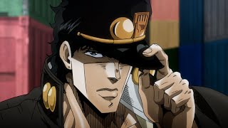 Jotaro Kujo Open Up With Platinum Fists Pitter Patter Pop Voiceline Origins [upl. by Klemm994]