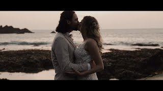 Briony amp Olly  Wedding Videography at Tunnels Beaches North Devon [upl. by Edmanda]