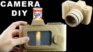 How To Make Camera With Real Functional Screen From Cardboard  King Of Crafts [upl. by Carrillo]