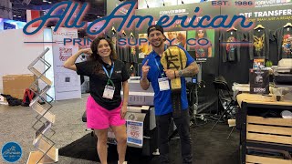 EXCLUSIVE INTERVIEW WITH ALL AMERICAN PRINT SUPPLY CO  2024 ISA EXPO IN ORLANDO FLORIDA [upl. by Silvain]