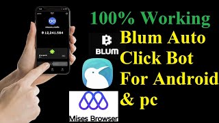 BLUM AUTO CLICKER BOT FOR ANDROID amp PC  BLUM Airdrop Earning Bot 100 Working  Blum Auto Clicker [upl. by Nylodnew]