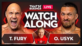 LIVE TYSON FURY vs OLEKSANDR USYK WATCHALONG with Mark Goldbridge [upl. by Ynatil]