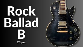 Rock Ballad Guitar Backing Track in B Major l Jam Session Essentials [upl. by Margo]