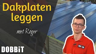 Dakplaten leggen met Roger [upl. by Nosnej238]