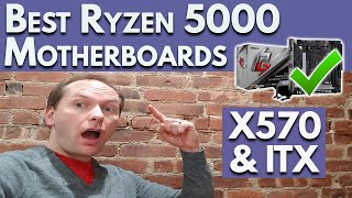 Best Ryzen 5000 Motherboard  Cheap X570 amp ITX Motherboards [upl. by Meakem757]