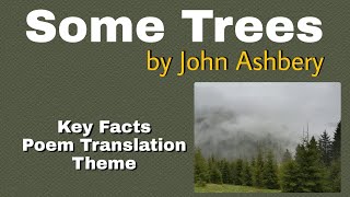 Some Trees by John Ashbery Analysis in UrduHindi Some Trees by John Ashbery explanation [upl. by Greenwell]