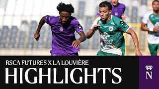 HIGHLIGHTS U23 RSCA Futures  La Louvière  20242025 [upl. by Salema]