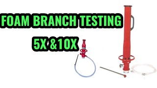 Foam Branch Testing 5X amp 10X [upl. by Cychosz]