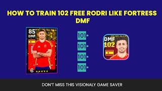 EFOOTBALL 🔥 How to Train Rodri Free Spain login card [upl. by Leizo940]